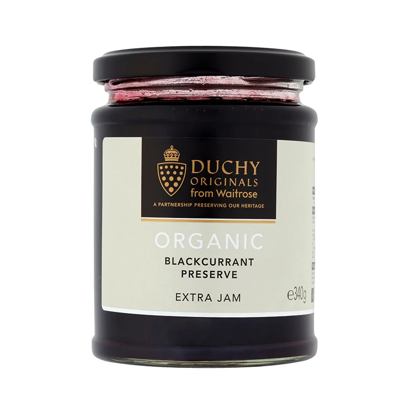 Waitrose Duchy Organic Blackcurrant Preserve 340g