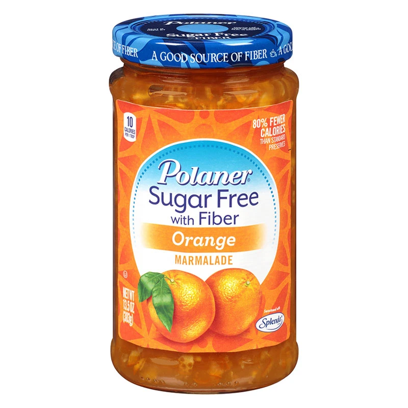 Polaner Sugar Free with Fiber Orange Marmalade 383g