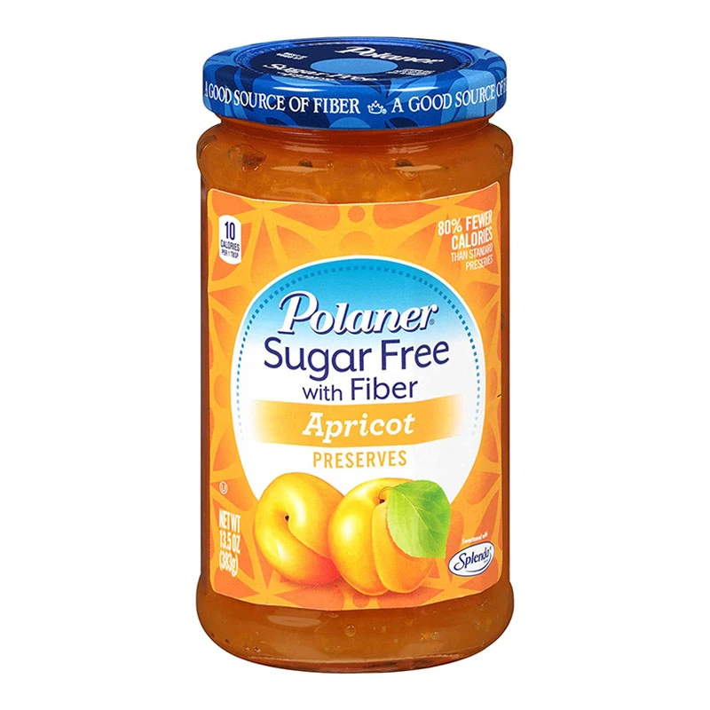 Polaner Sugar Free with Fiber Apricot Jam 383g