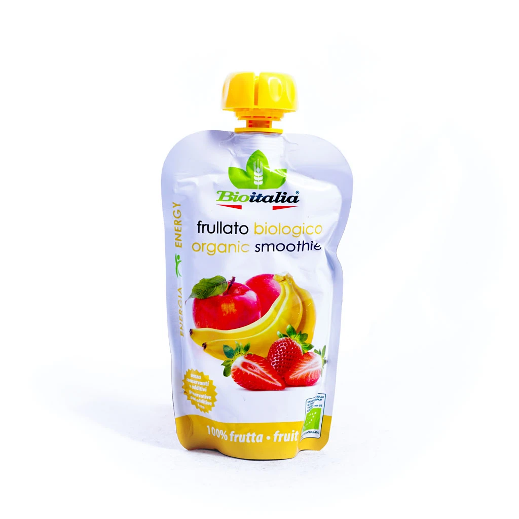 BioItalia Apple Strawberry and Banana Smoothie 120g