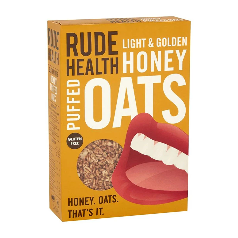 Rude Health Honey Puffed Oats 240g