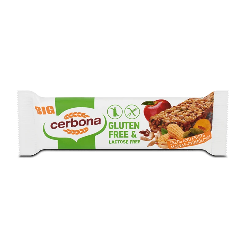 Cerbona Gluten Free Seed & Fruits Muesli Bar 35g