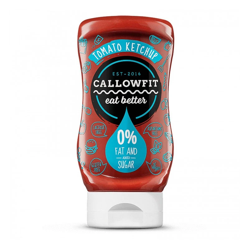Callowfit Tomato Ketchup 0% Fat & Sugar 300ml