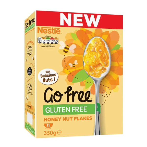 Nestle Go Free Honey Nut Flakes 350g