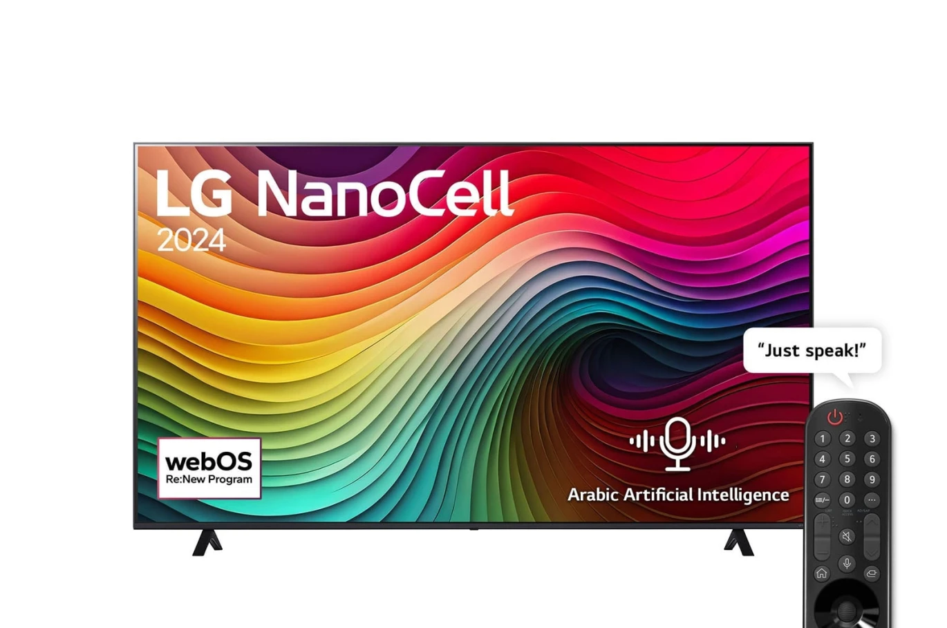 شاشة ال جي 75 انش 4K سمارت 75NANO80T6A