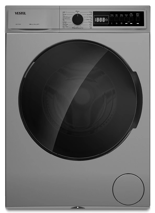 Vestel washing machine 8 kg 1200 cycler w812T2DSS