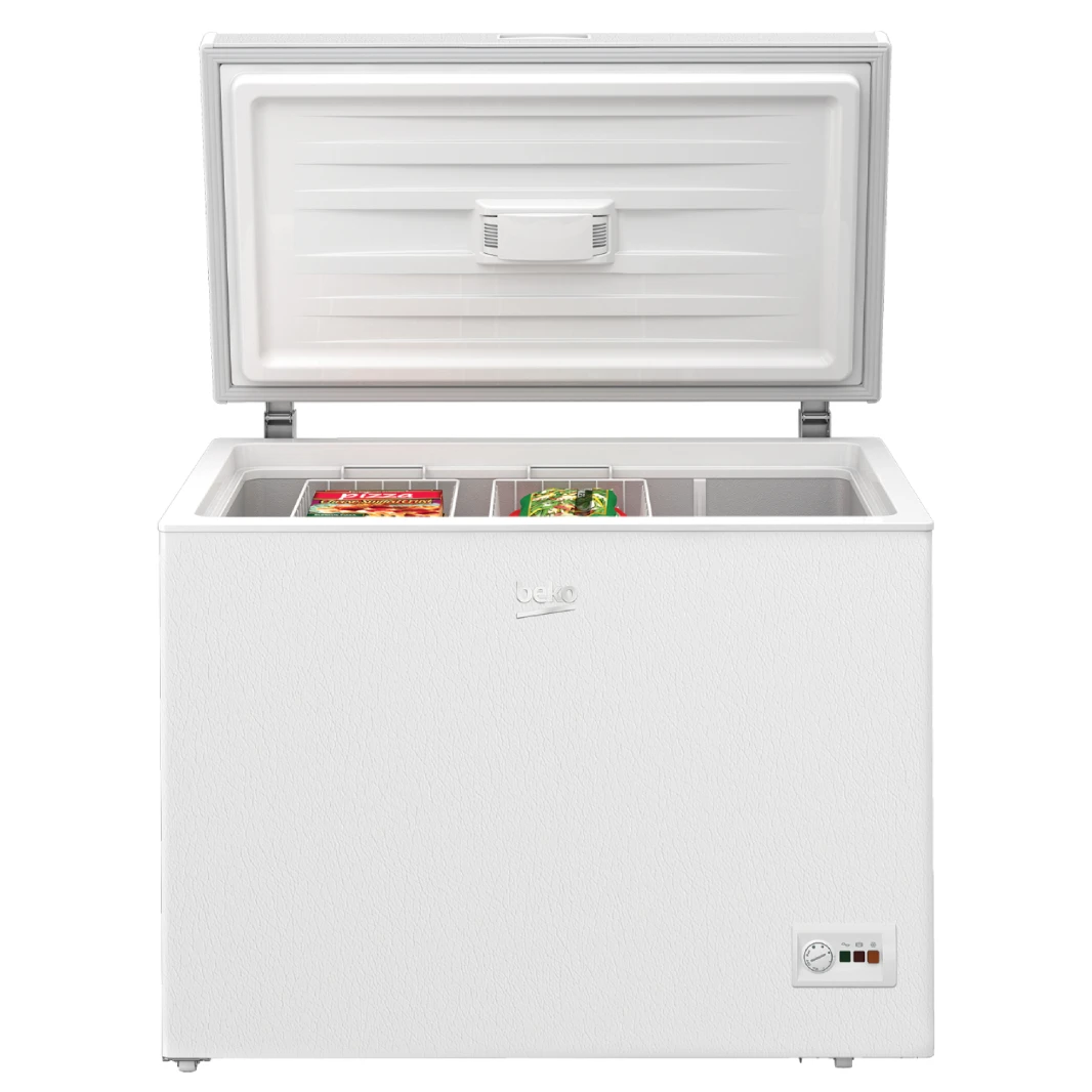 freezer beko 374 liters of white haas40520f