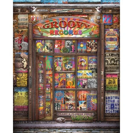 Groovy Records 1000 Piece Puzzle