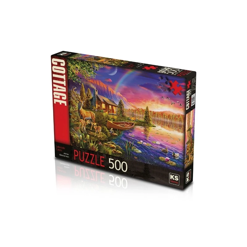 Lakeside Cabin Puzzle- 500 Pcs