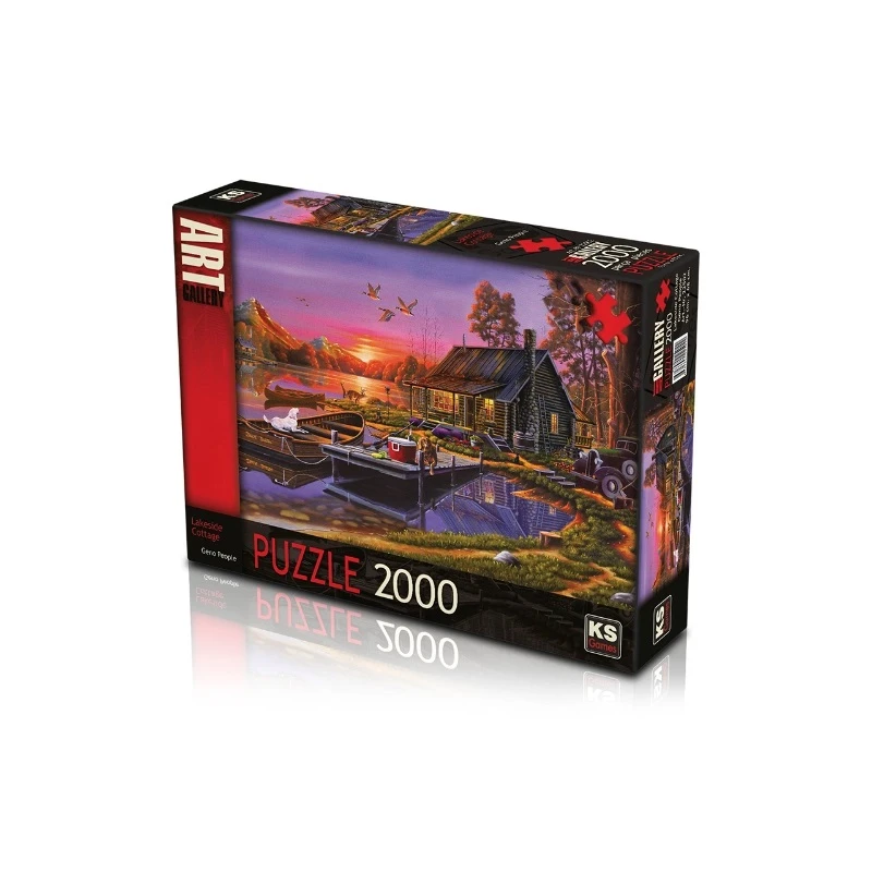 Lakeside Cottage Puzzle- 2000 Pcs