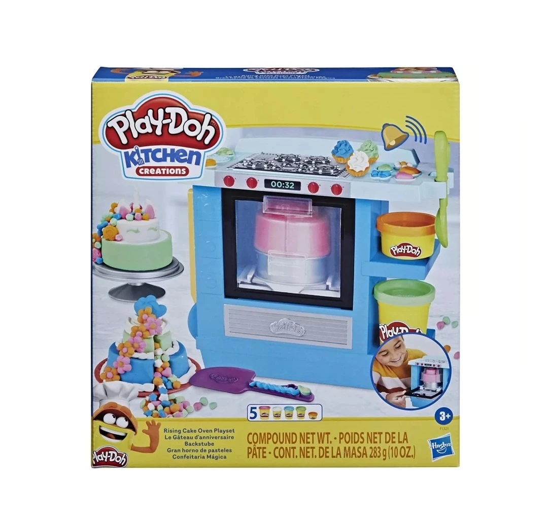 Play-doh Kitchen Creations Rising Cake Oven Playset
