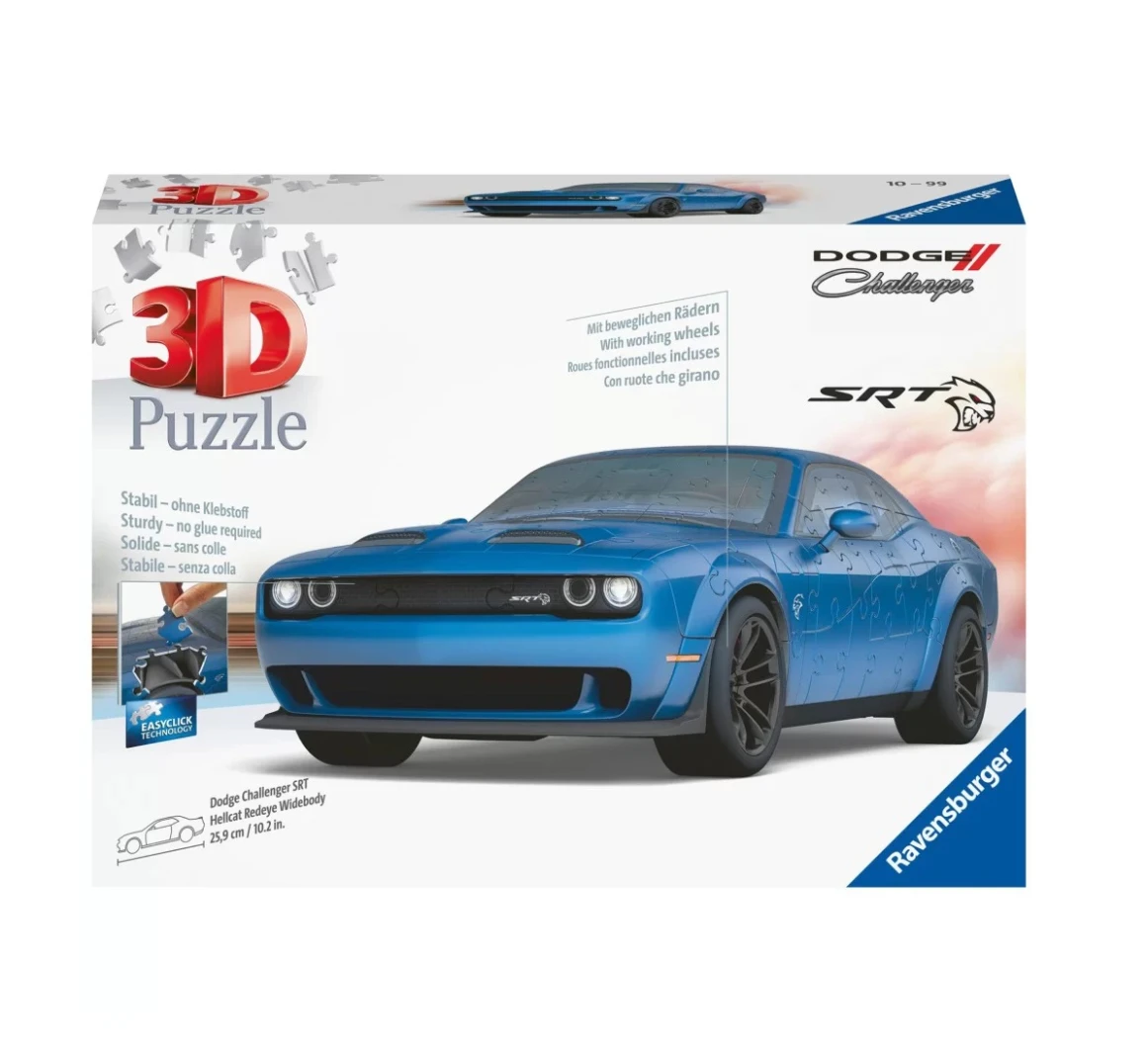 لغز 3D دودج تشالنجر هيلكات وايد 163