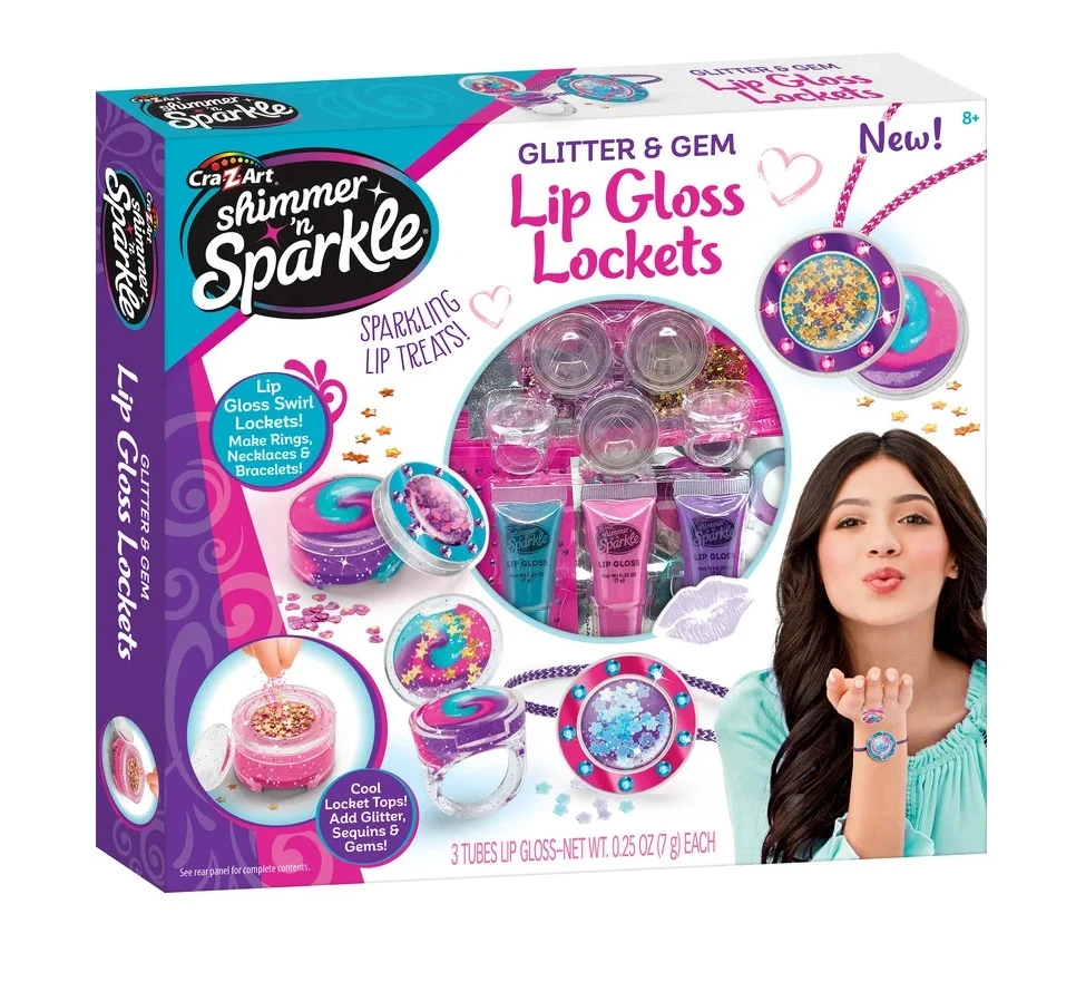 Sns Glitter & Gem Lip Gloss Locket