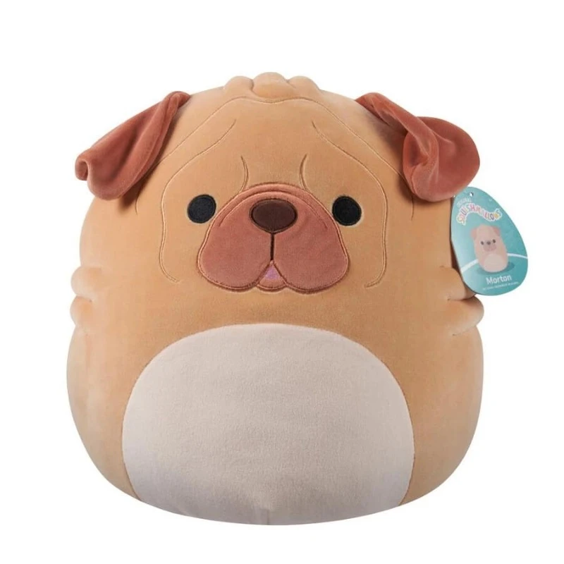 Squishmallows- Medium Plush 12inch Morton The Brown Shar Pei