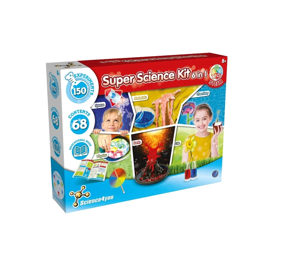 Super Science Kit 6 في 1 (150 تجربة)