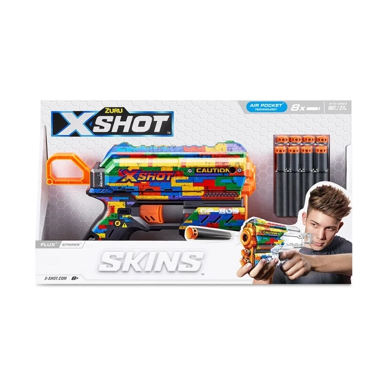 X-shot Skins Flux Blaster- Striper
