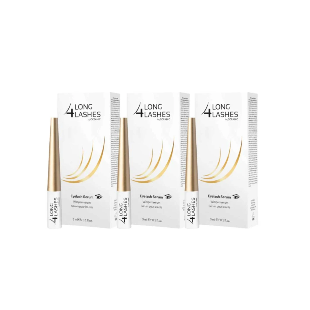 Long4Lashes سيروم الرموش 3 مل  (3 قطع)