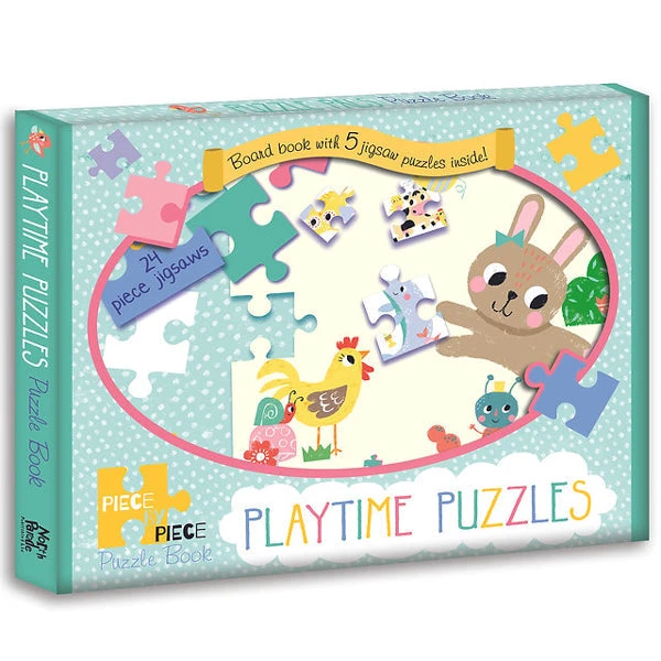 Playtime Puzzles – Piece by Piece Puzzle Book
