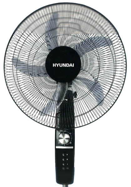 Hyundai Fan 18" Stand 60W -Black