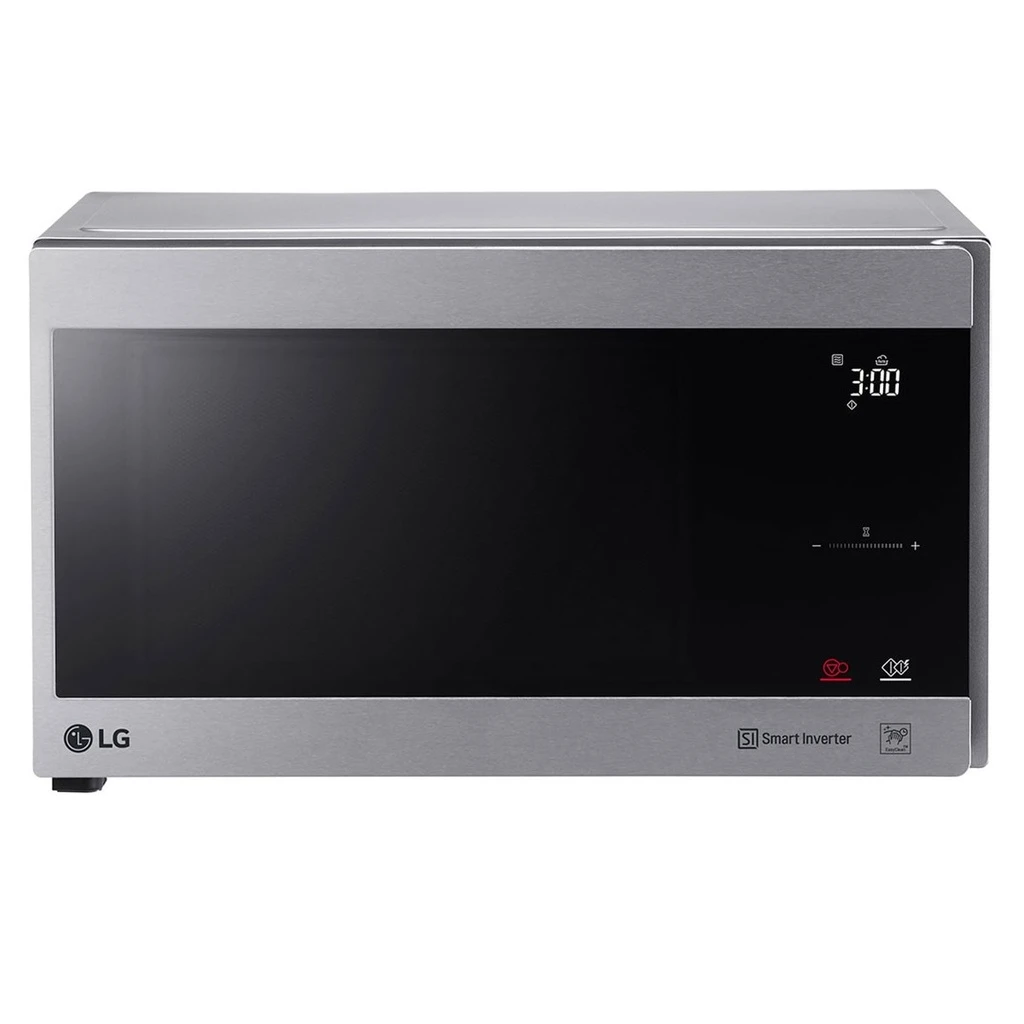 فرن ميكروويف إل جي 25 لتر بتقنية العاكس الذكي iwave 1150 واط - فضي