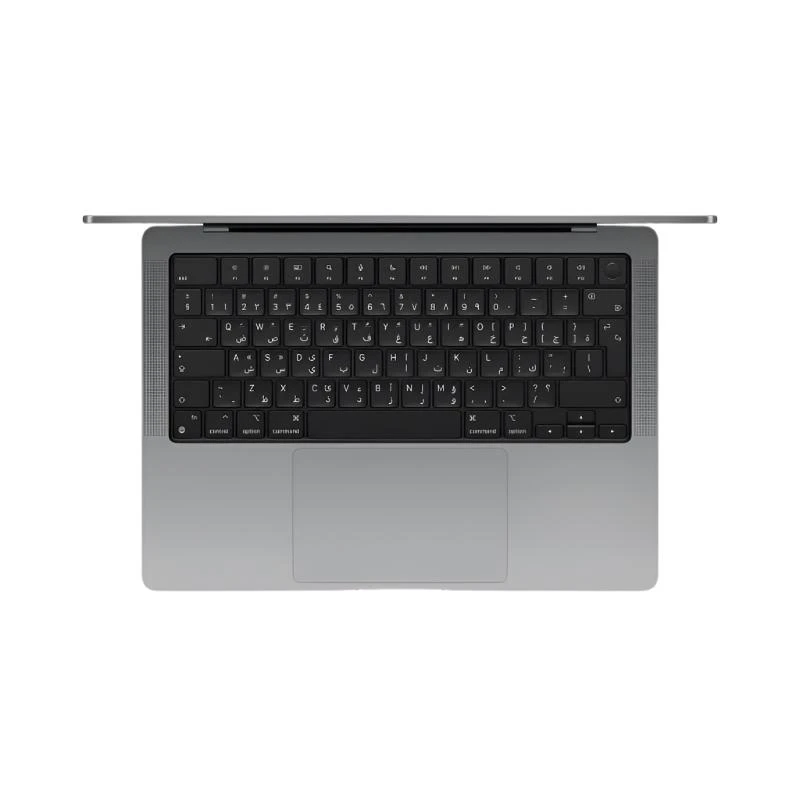 جهاز Apple MacBook Pro مقاس 14 بوصة مزود بشريحة Apple M3 مع وحدة معالجة مركزية 8 أنوية ووحدة معالجة رسومية 10 أنوية وسعة 1 تيرابايت