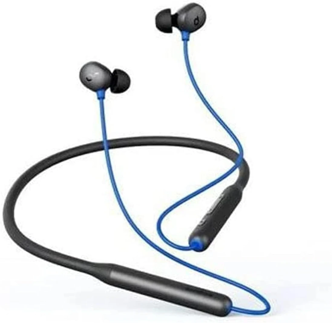 Anker Soundcore Life U2i Wireless Neckband Earbuds for Sports - Black & Blue