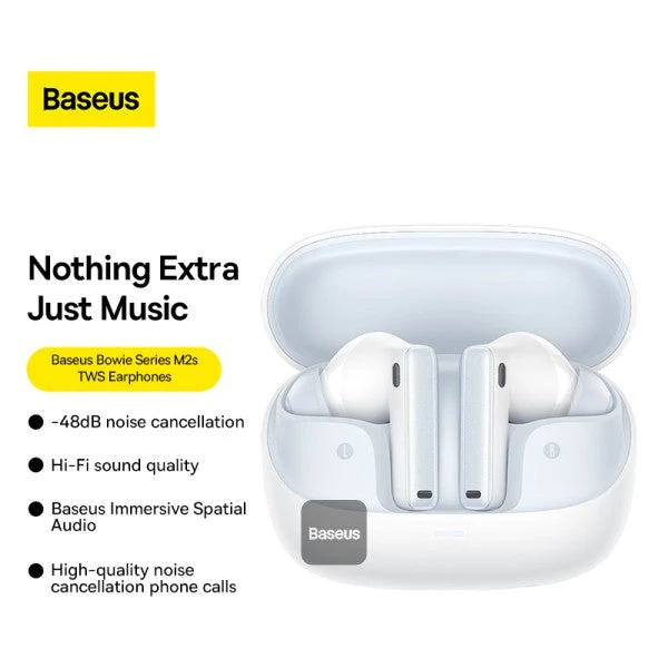 سماعات الأذن اللاسلكية باسيوس ذات الصوت المريح Bowie M2s