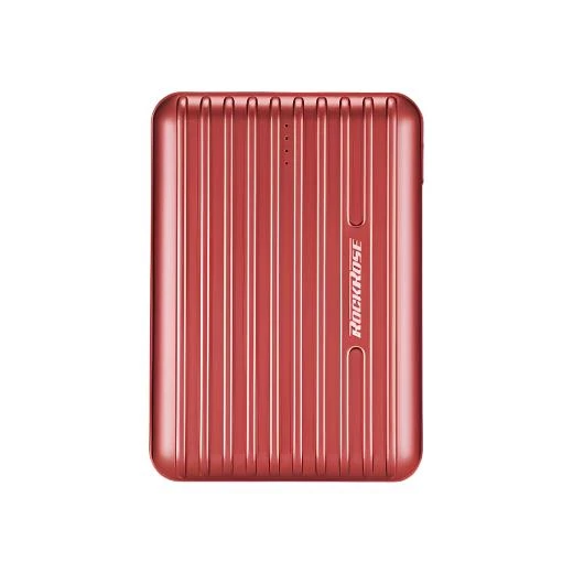 RockRose Andes 10S Power Bank 10000mAh Fast Charge & Compact - Red