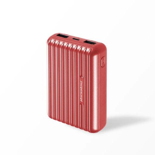 RockRose Andes 10S Power Bank 10000mAh Fast Charge & Compact - Red