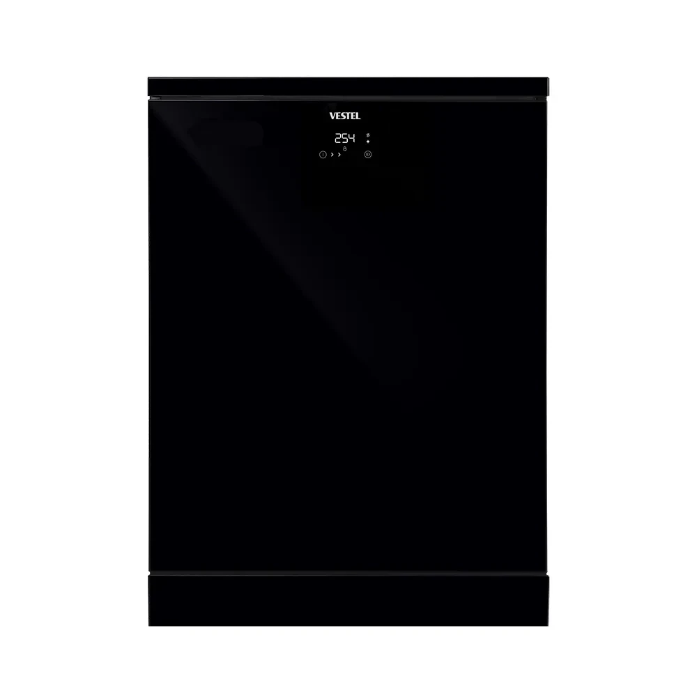 Vestel Dishwasher with 9 programs, 9 sprinklers and 3 baskets with a capacity of 15 sets A+++ in black