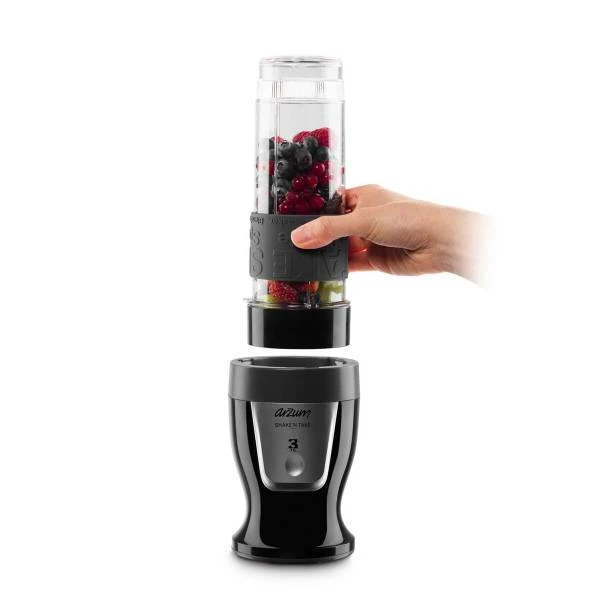 Shake'N Take خلاط شخصي من أرزوم بقوة 300 واط، بطارية ليثيوم أيون، زجاجتان