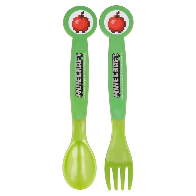 Stor PP Cutlery Set in Polybag Minecraft 2 Pieces