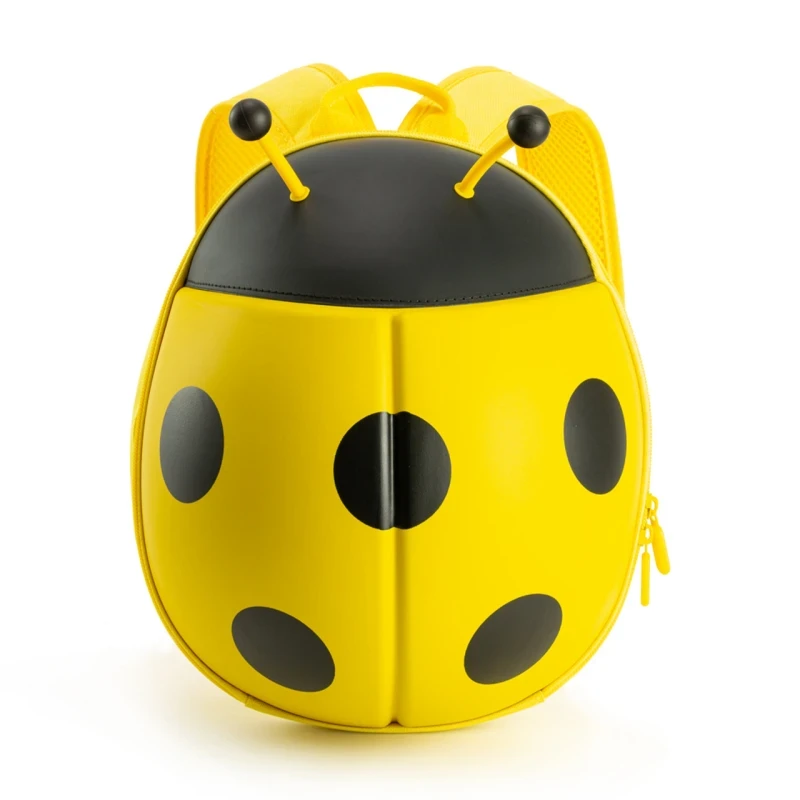 Supercute Ladybug Backpack, Yellow Color