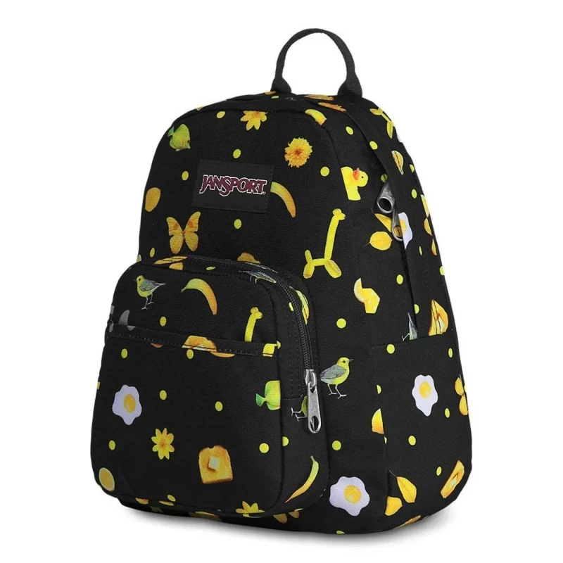 JanSport Half Pint Mini Backpack, Yellow and Black