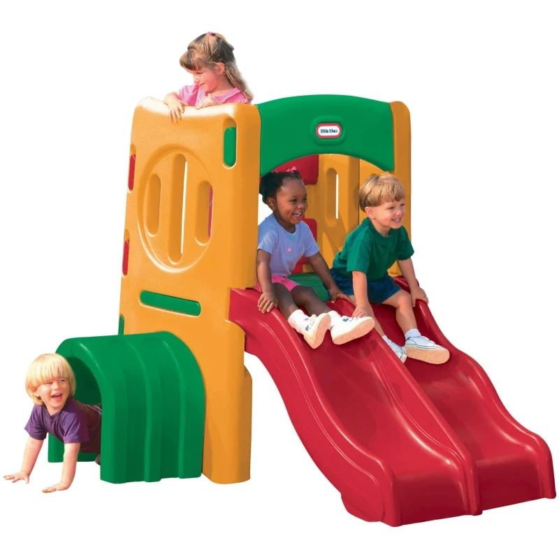 Little Tikes | Outdoor Twin Slide Tunnel Climber
