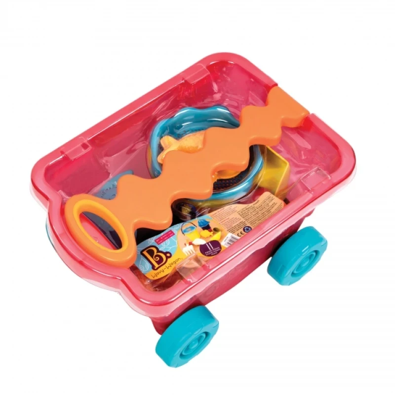 B. Toys , Wavy-Wagon , Travel Beach Buggy , Red