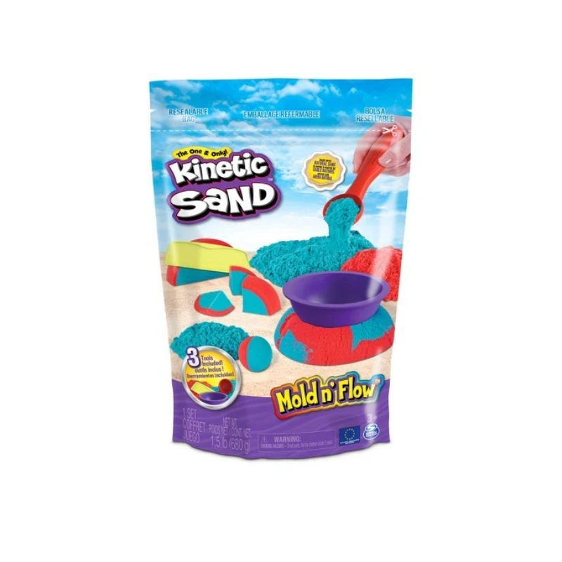 Spin Master Kinetic Sand Mold N' Flow '
