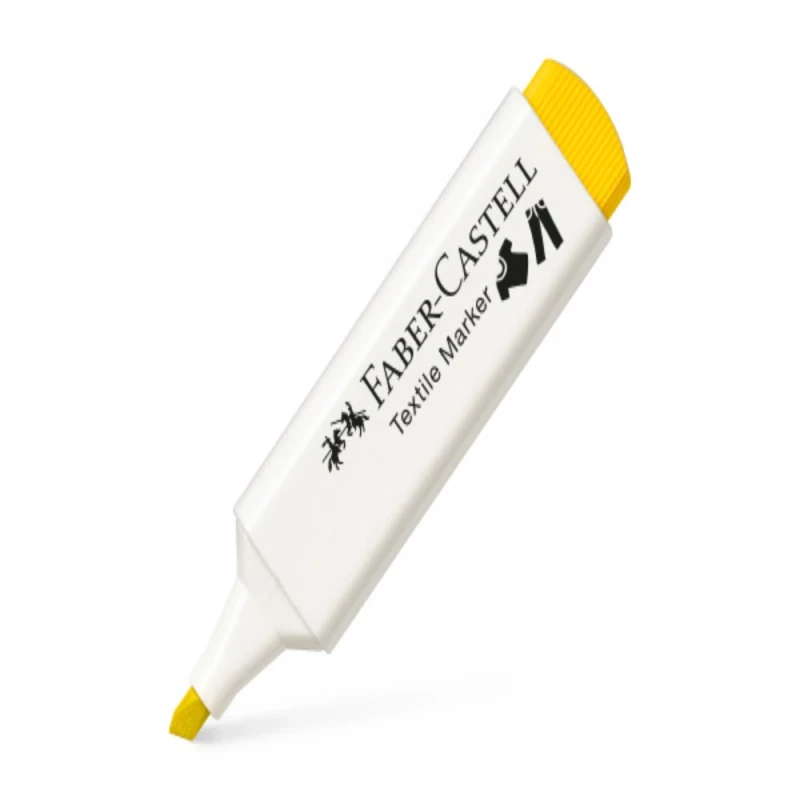 Faber Castell - Textile Fabric Marker - Yellow