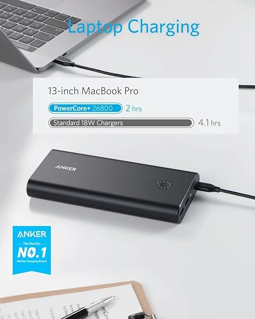 Anker PowerCore  26800mAh PD 45W مع شاحن 60W PD
