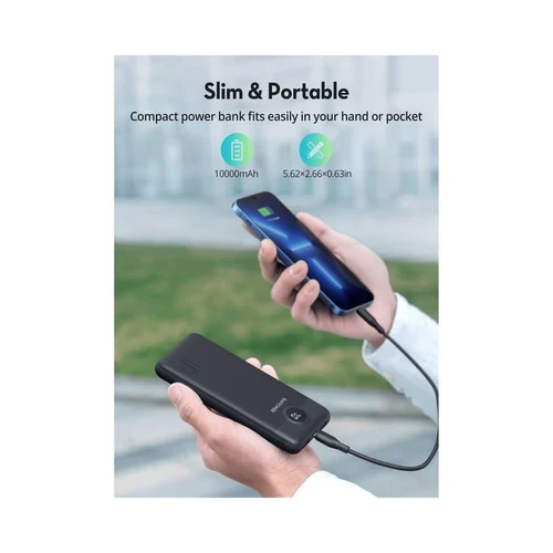 RAVPOWER 10000mAh 20W 3-Port Power Bank
