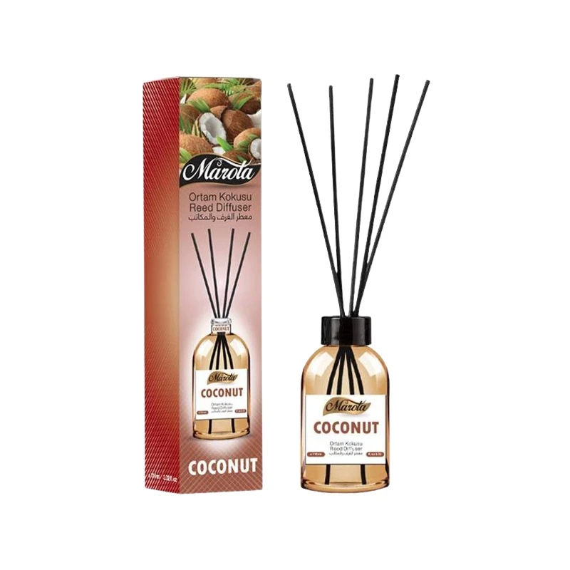 معطر الهواء الفاخر بعيدان الرييد، جوز الهند 110 مل من ماروتا ديفيزر