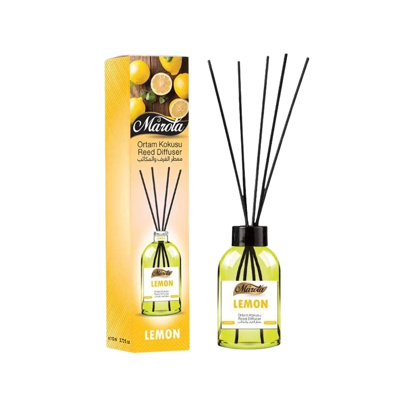 معطر الهواء الفاخر بعيدان الرييد، ليمون 110 مل من ماروتا ديفيزر