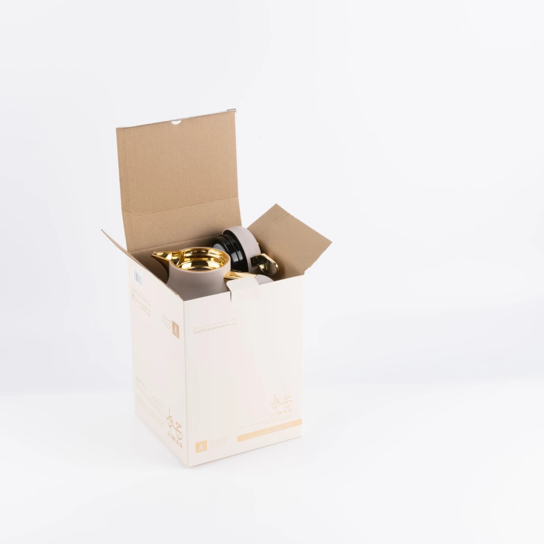One Vacuum Flask For Tea And Coffee From Jiwar - Purple + Gold