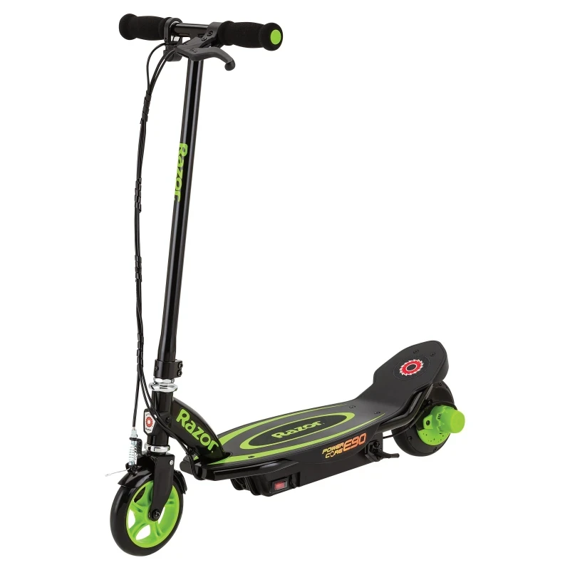 Razor Power Core E90 Electric Scooter  Black and Green