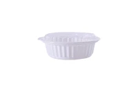 Plastic Round Container PP 750CC Microwavable with Lid