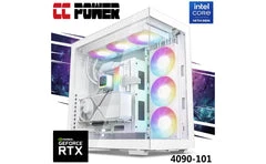 معالج إنتل Core i9 الجيل 14 فئة K-Series بعدد 24 نواة، مع كرت شاشة Nvidia RTX 4090 سعة 24 جيجابايت وتبريد مائي (Liquid Cooler)