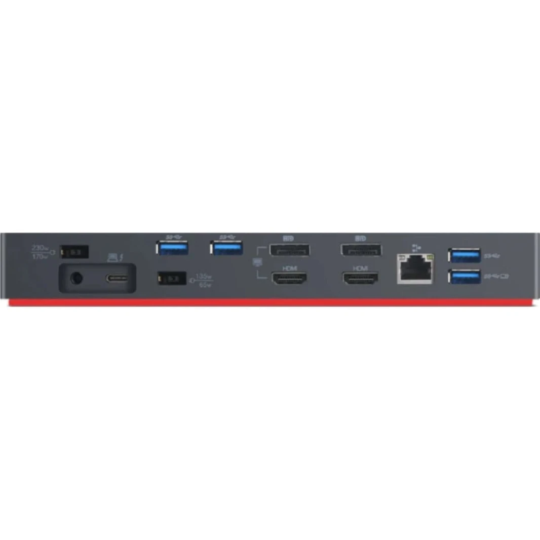 Lenovo Thunderbolt 4 ThinkPad Universal Dock 8K Display Support Up to 230W Power 40B00300UK