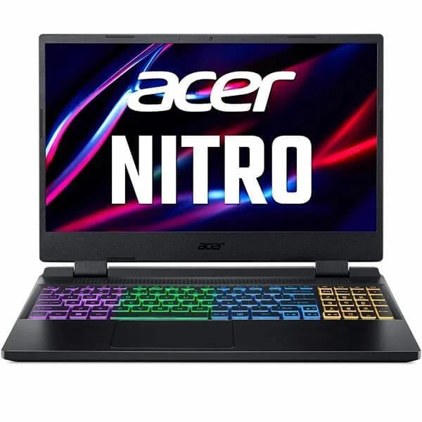 أيسر Nitro 5 AN515-58 لابتوب ألعاب بمعالج إنتل كور i9-12900H من الجيل الثاني عشر وكرت شاشة RTX 3060 سعة 6 جيجابايت وشاشة 15.6 إنش FHD بتردد 165 هرتز