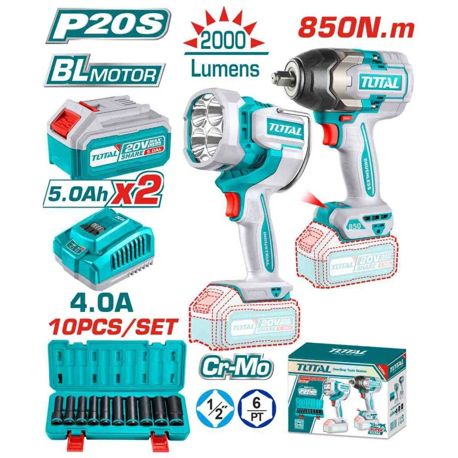 Dril Boxat 850 Newton set with Lux Total charging