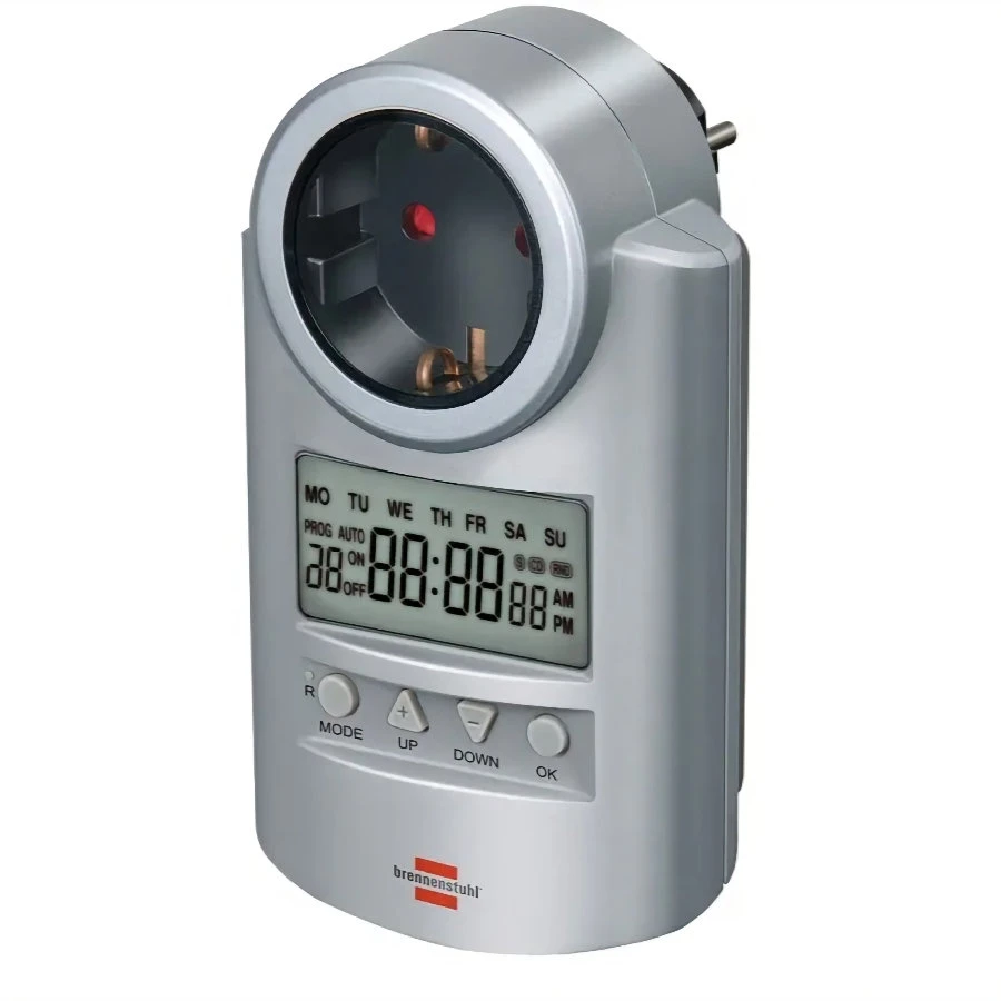 Electric socket with a digital temporary